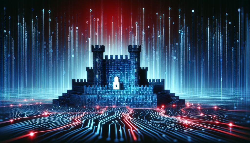 Castillo digital ciberseguridad y flujos de datos.